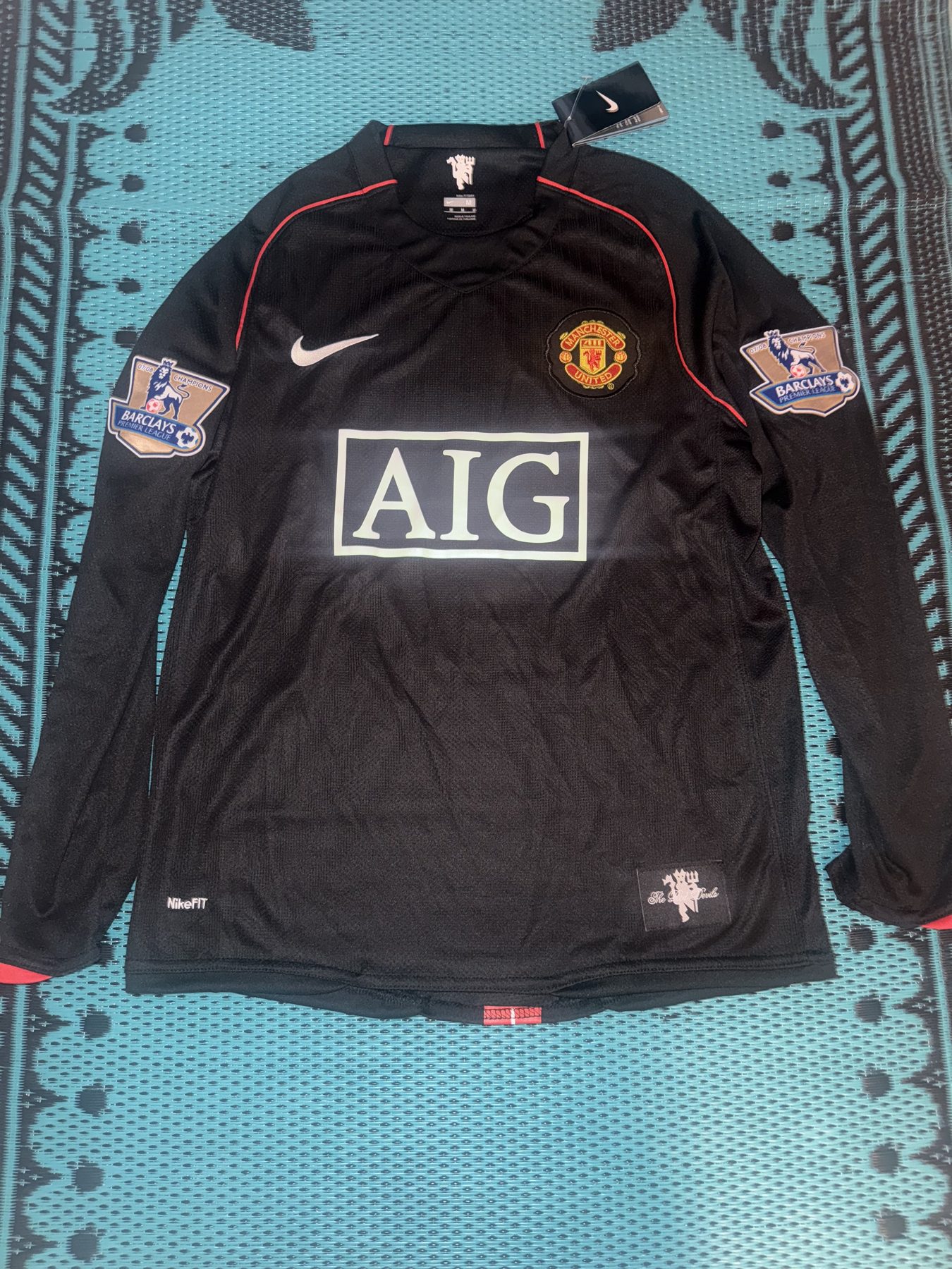 Ronaldo Manchester United 2007/08 long sleeve jersey front