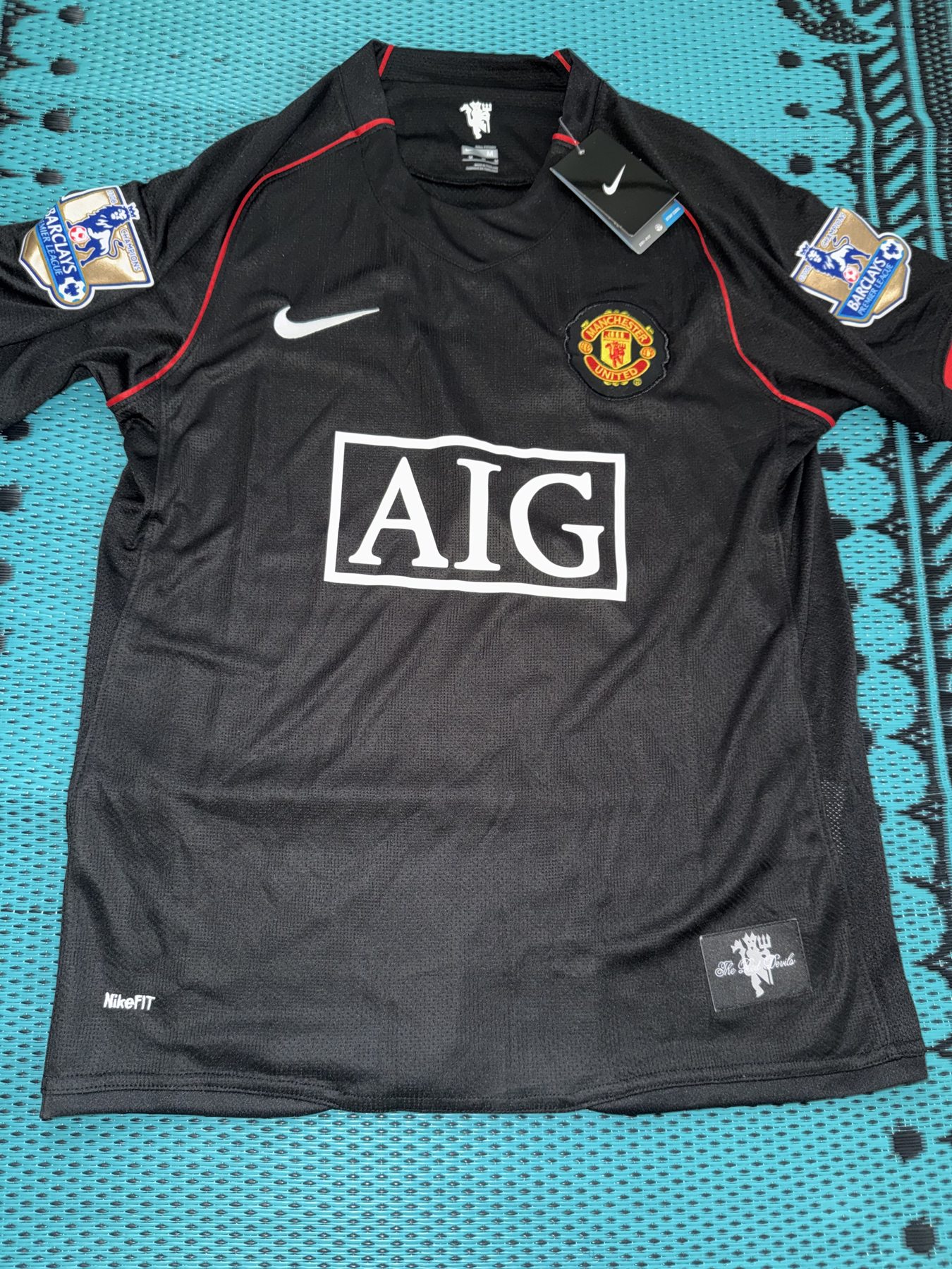 Ronaldo Manchester United 2007/08 short sleeve jersey front