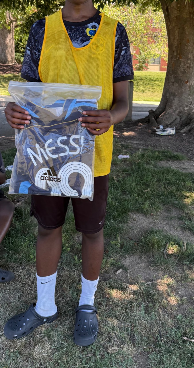 Local pickup of an Argentina Messi jersey